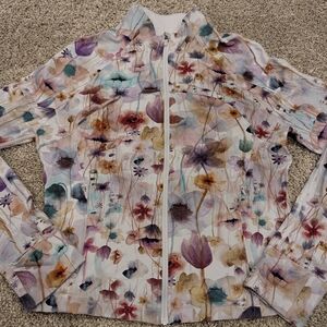 lululemon athletica Multicolor Floral Bomber Jacket